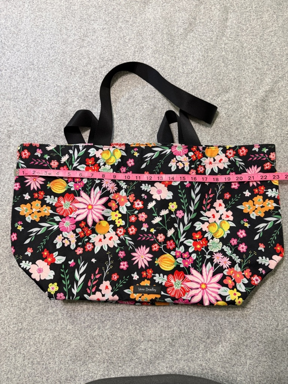 Vera Bradley Tote in Tangerine Twist - Picture 6 of 7